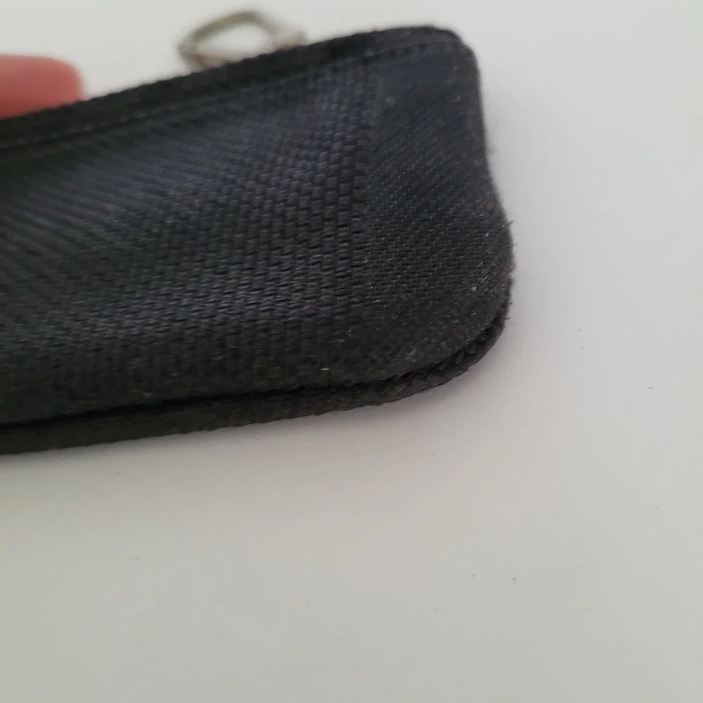 Louis Vuitton Damier Geant Cles Key Pouch Black Canvas Coin Purse M93549